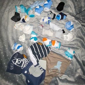 Baby Items socks hat bibs